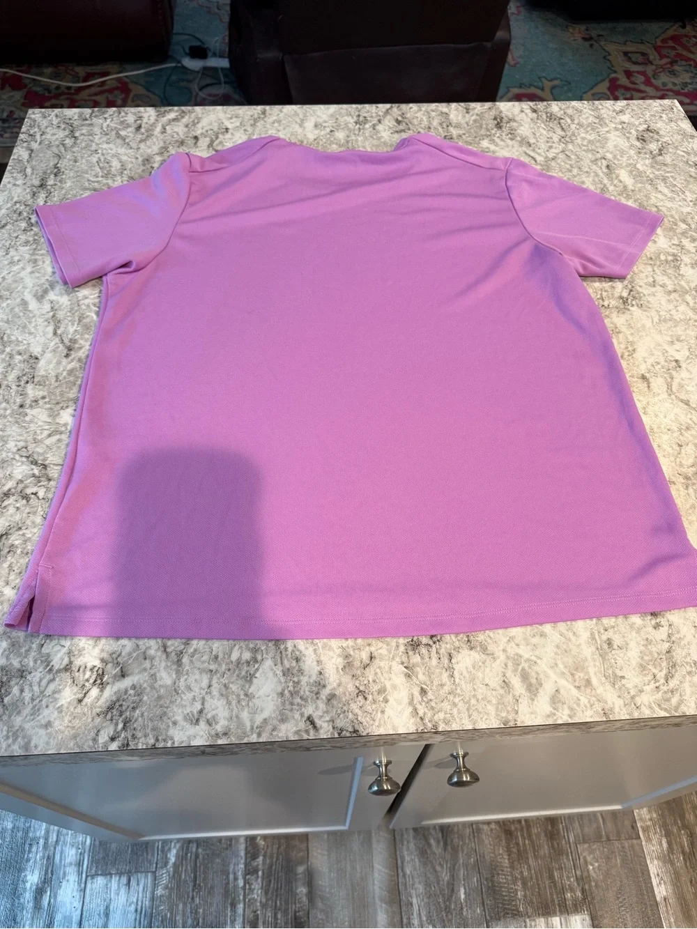 Nike Dri-FIT Running Shirt Women’s Large Violet Short Sleeve Athletic Top